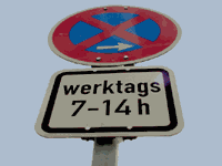 Haltverbot werktags