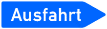 Autobahnausfahrt